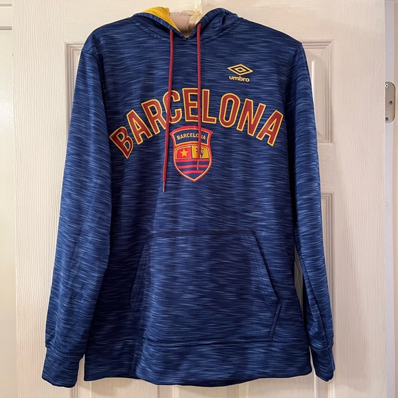 Umbro Other - Umbro Barcelona Navy Hoodie Soccer Spain Football
